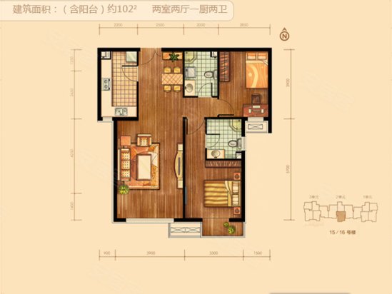 燕郊降价火苗点燃 燕京航城五期最新户型解析