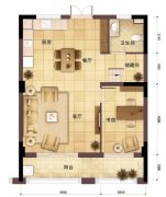 保利湾天地7号楼中间套户型图