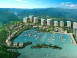 内含逾4万平米滨海商业街，并配有高尔夫球场及游艇码头。