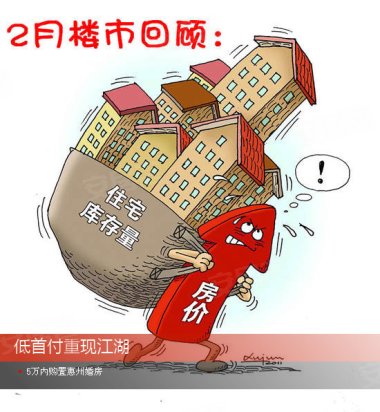 2月楼市回顾：低首付再现江湖 5万内购置惠州婚房 
