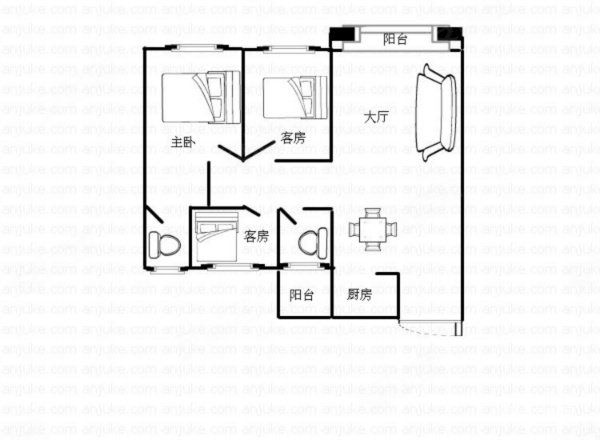 广州二手房 海珠二手房 二手房 金玫瑰苑