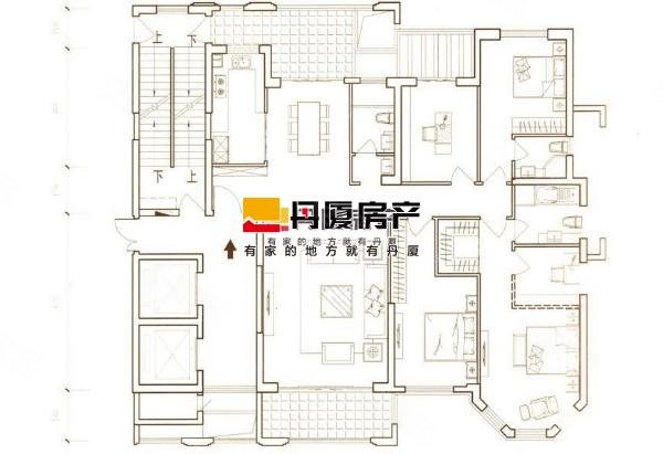 双主卧三面采光 超低税 半山御景二手房 4室2厅3卫 800万元 厦门