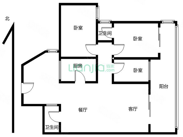 链上未来的家滨江苑三期 184平大露台毛坯三房 诚心出售