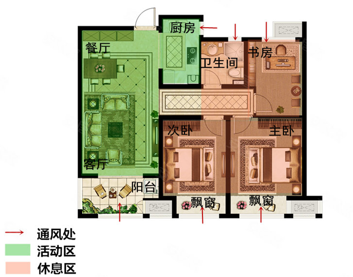 老管城楼盘 绿都澜湾椿园                其中,占比最多的是b1户型